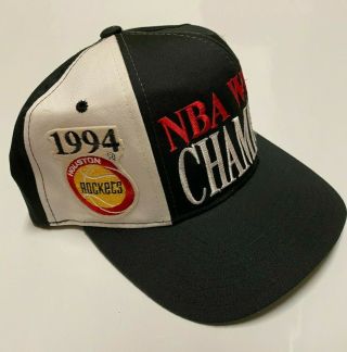 Vintage 1994 Nba Official Houston Rockets World Champions Starter Hat Snapbak