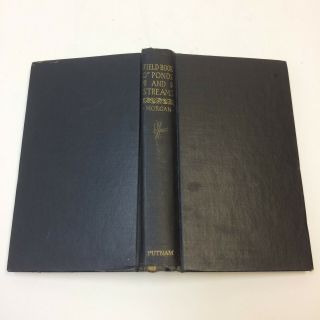 Vtg‼ 1930 Field Book Guide Of Ponds & Streams Hardcover Elizabeth Morgan • Vguc‼