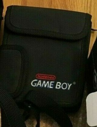 Vintage Nintendo Game Boy Carrying Case Travel Bag Black