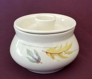 Franciscan Vintage Autumn Leaves Covered Sugar Bowl Fabulous