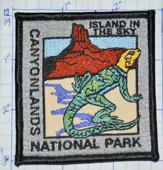 Utah,  Canyonlands National Park Island In The Sky Lizard Souvenir Patch