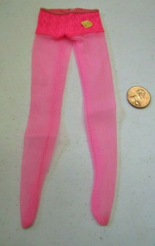 Vtg Mattel Barbie/francie Pink Stockings Hose " Close - Up " 1864 Lingerie Mod 1969