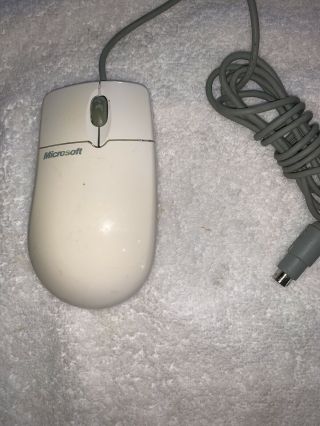 Vintage Microsoft Intellimouse Serial & Ps/2 Compatible 63618 - 577