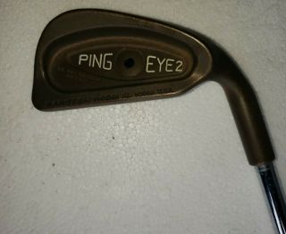 Ping Eye 2 Beryllium Copper 1 Iron Black Dot Vintage Golf Club 41 " R Hand