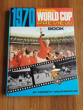 Vintage 1970 Official World Cup Preview Book.