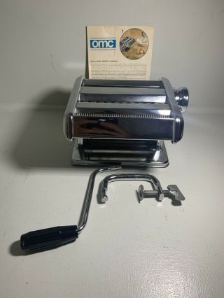 Vintage Ampia Omc Model 150 Pasta Making Machine Made In Italy