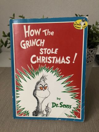 How The Grinch Stole Christmas By Dr Suess 1973 Paperback Classic Vintage Book