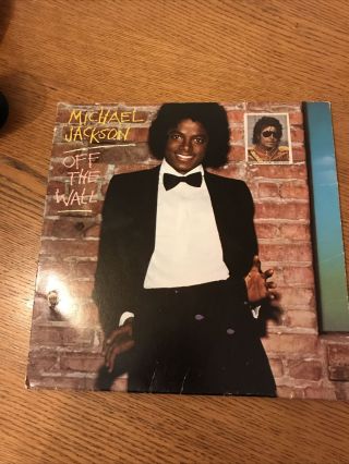 Vintage Michael Jackson “off The Wall” 1979 Lp Vinyl Epic Records Fe - 35745