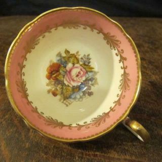 Vintage Aynsley J.  A.  Bailey Cabbage Rose Bone China Cup (no Saucer)