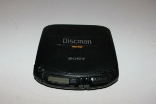 Vintage Sony Discman D - 132ck Cd Player - W/ A Great Look - S33
