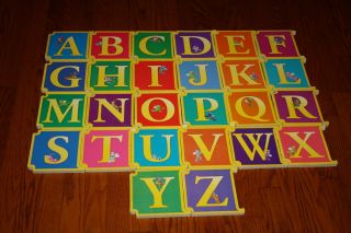 Vintage Sesame Street Abc Board Puzzle Books Set Of 26 Complete Good Cond