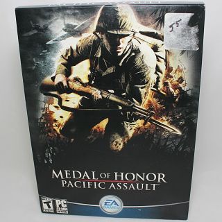 Vintage Medal Of Honor Pacific Assault Ea Games Big Box Edition Win Xp