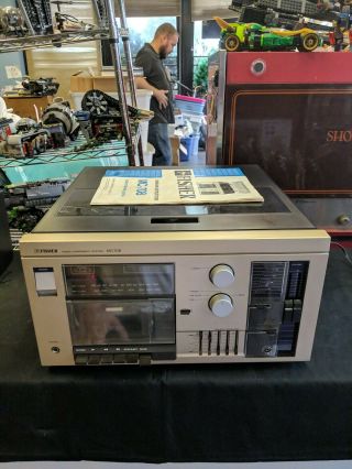 Vintage Fisher Mc - 708 Audio Component System - Turntable / Cassette / Radio