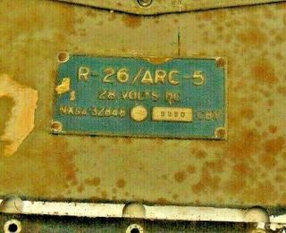 Vintage R - 26/ARC - 5 Receiver Navy Military,  Aircraft Radio Corporation WW2, 2