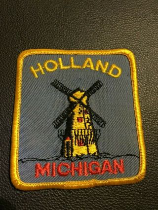 Holland Michigan - Windmill - Embroidered Patch