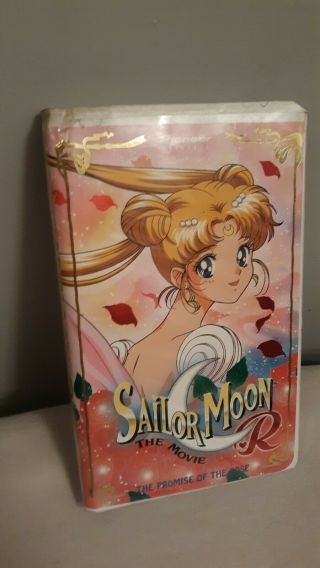 Vtg Sailor Moon R The Movie: The Promise Of The Rose Vhs Vintage