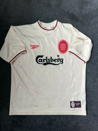 Liverpool Fc Vintage Shirt.  Fowler Mcmanaman Collymore.  Retro.  90 