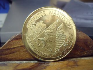 1968 Greater Nanticoke Area,  Pa.  175th Anniversary Medal Good For 50 Cents