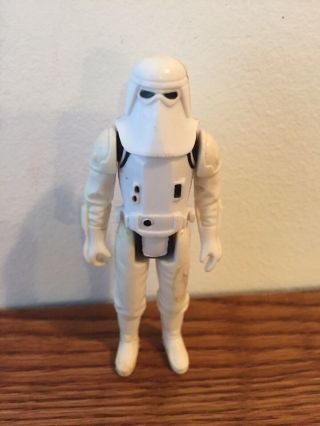 Vintage Star Wars Snowtrooper Action Figure 3.  75” 1980 Kenner