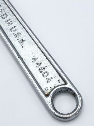 Vintage CRAFTSMAN Adjustable 10 Inch Wrench 44604 USA 3
