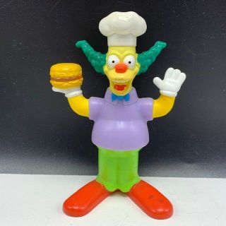 The Simpsons Toys Collectible Vintage Figure Burger King Talking Krusty Clown