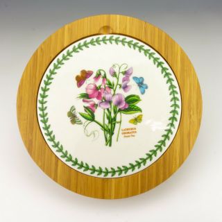 Vintage Portmeirion Pottery - Botanic Garden Cheese Board Set - Unusual