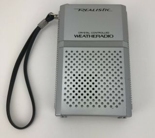 Vtg Realistic 12 - 151a Radio Shack Crystal Controlled Weather Radio