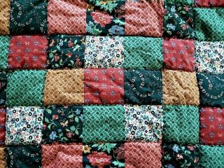 Vintage Country Cotton Fabric Quilt Squares Springs Indus 