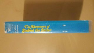 The Adventure ' s Of Sinbad The Sailor - - VHS - - Vintage Cassette 3