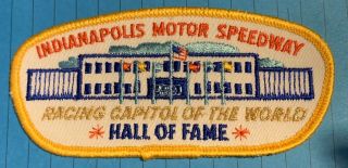Indianapolis Motor Speedway Hall Of Fame Embroidered Patch