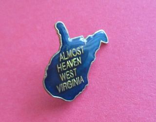 Almost Heaven West Virginia Souvenir Lapel Pin