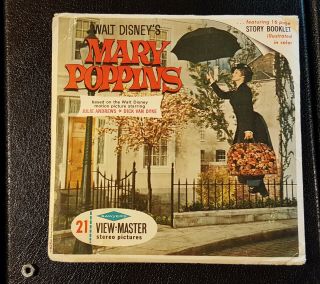 Mary Poppins Walt Disney Vintage View - Master Reel Pack B376 S6 With Booklet