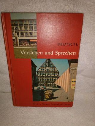 Vintage Deutsch Verstehen Und Sprechen (speak And Understand German) 1964 Hc