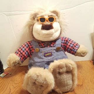 Vintage Tyco Real Talkin Bubba Talking Plush 1997 Stuffed Bear Redneck 18 "