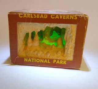 Carlsbad Caverns National Park Mini - Scene Diorama Shadow Box Souvenir