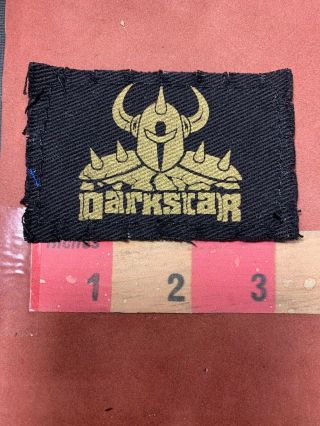 Gold On Black Darkstar Skateboard Jacket Patch Logo Skater Vtg 1990s 5dqq