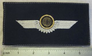 Vintage West German Bundeswehr Luftwaffe Air Force Navigation Wings Patch