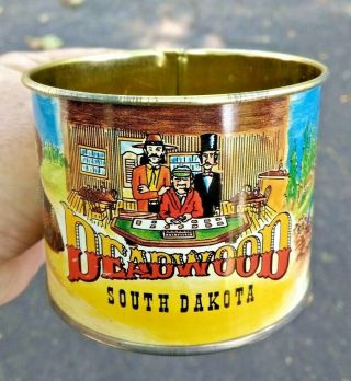 Vintage Deadwood South Dakota Souvenir Tin Cup