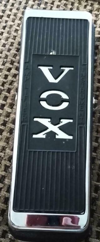 Vintage Vox Wah - Wah Model V847 Made In Usa Electric Guitar Effect Pedal -
