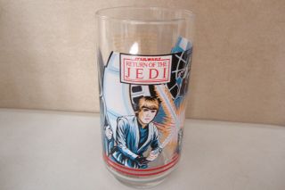 Vintage Star Wars Burger King 1983 Return Of The Jedi Glass