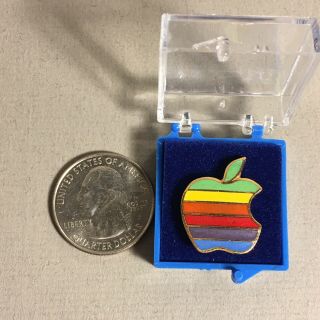 Vintage Apple Macintosh Enamel Lapel Pin / Tie Tack 3