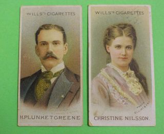 Vintage Cigarette Card W.  D.  & H.  O.  Wills Musical Celebrities 1911 & 1916 Gc 38