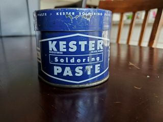 Vintage Kester Soldering Paste Still Mostly Full