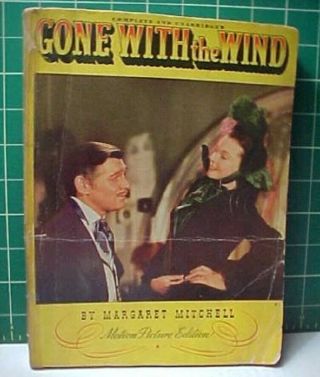 Vintage 1939 Gone With The Wind - Motion Picture Edition Paperback