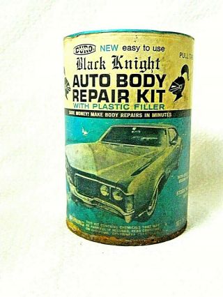 Vintage Black Knight Auto Body Repair Kit,  With Contents