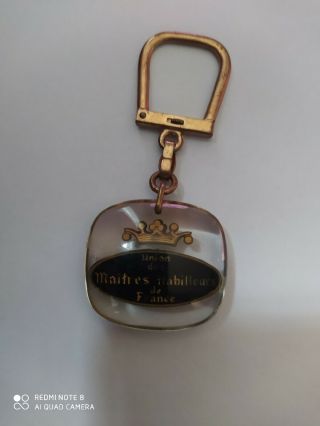 Porte - Clés Bourbon Maitres Habilleurs De France Keychain Vintage Années 60