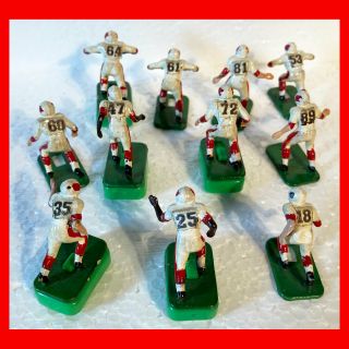 Vintage St.  Louis Cardinals Tudor Electric Football 11 Players White Uniforms
