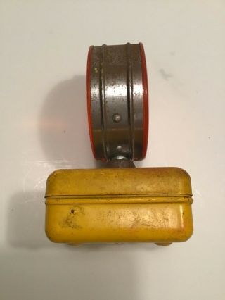 Vintage amber blinking flashing caution light tools hardware 3