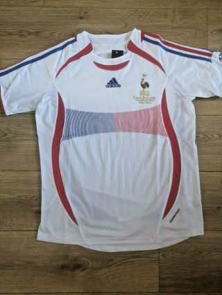 World Cup 2006 France Football Shirt Retro L Large Vintage Adidas Kit Jersey