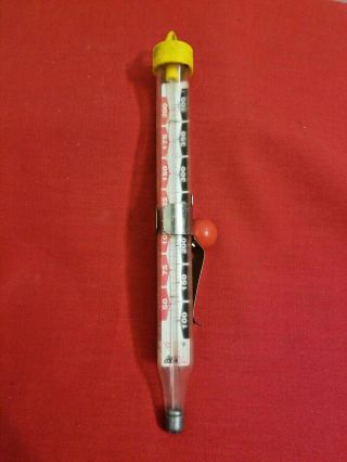 Vintage Good Cook Candy Deep Frying Thermometer Glass